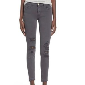J brand Destroyed Crop Skinny Jeans size 31